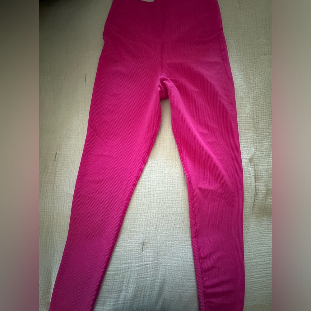 beach riot leggings pink
